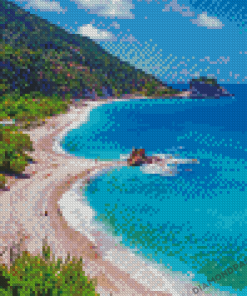 Potami Beach Samos Island Diamond Paintings