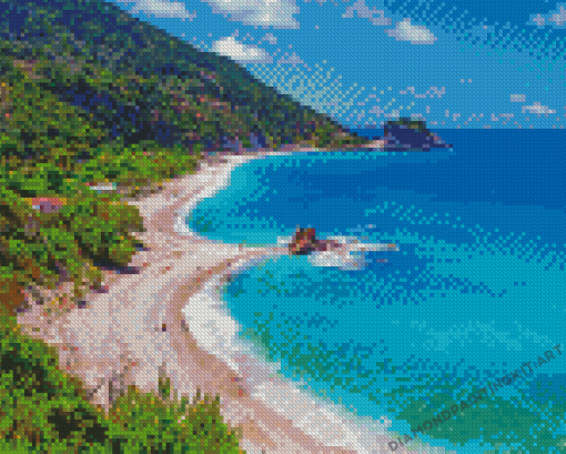 Potami Beach Samos Island Diamond Paintings