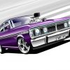 Purple Xy Ford Falcon Car Diamond Paintings