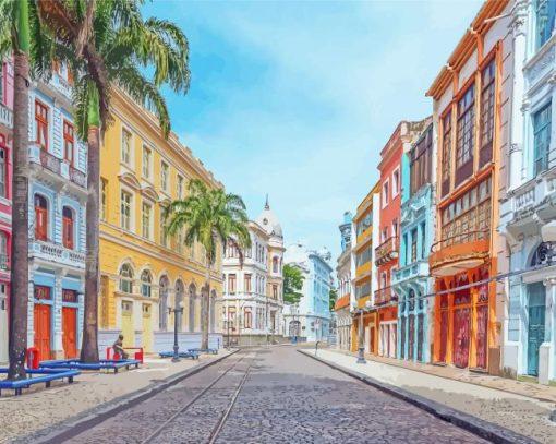 Recife Buildings Diamond Paintings