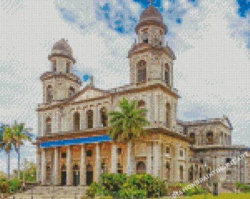 Santiago Of Managua Cathedral Diamond Paintings