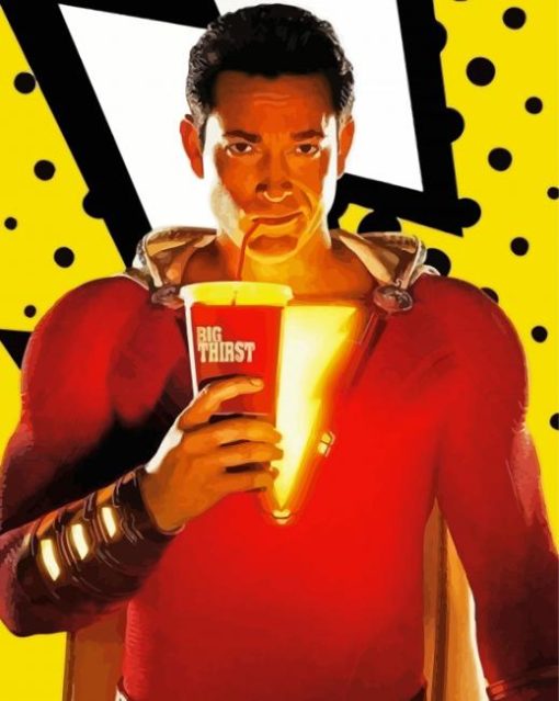 Shazam Action Movie Diamond Paintings