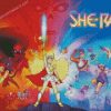 She Ra Princesses Of Power Cartoon Poster Diamond Paintings