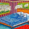 Sheep And Dog Art Diamond Paintings