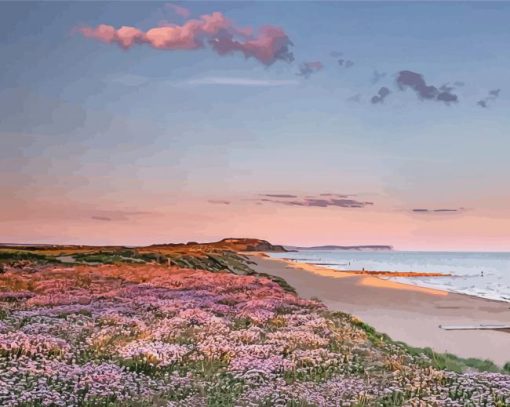 Southbourne Beach Flowers Diamond Paintings