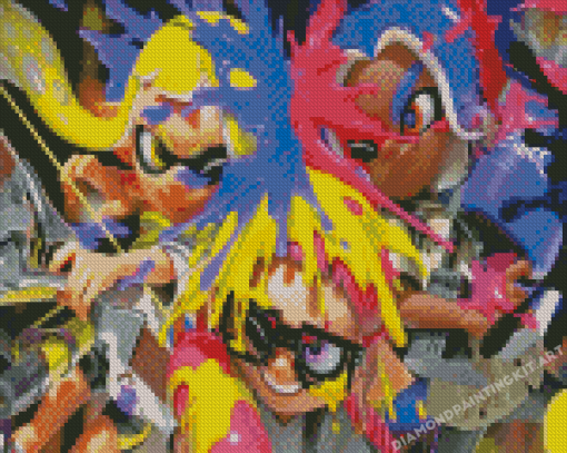 Splatoon Characters Diamond Paintings