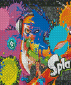 Splatoon Poster Diamond Paintings