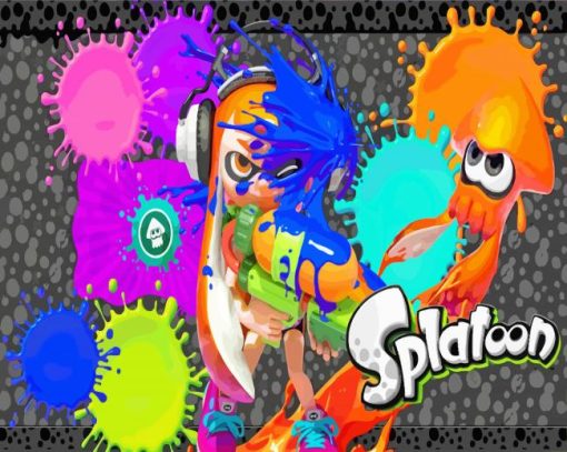 Splatoon Poster Diamond Paintings