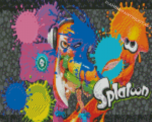 Splatoon Poster Diamond Paintings