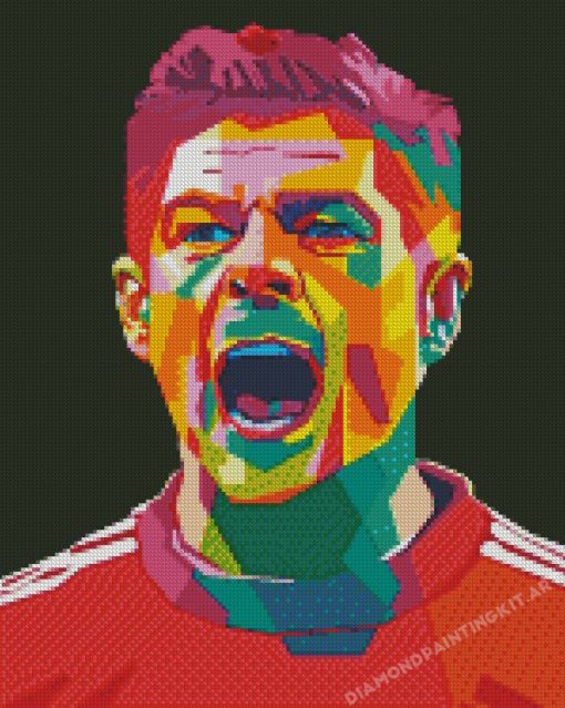 Steven Gerrard Pop Art Diamond Paintings