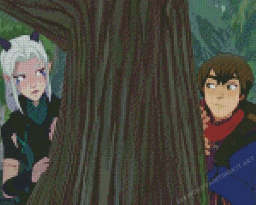 The Dragon Prince Animation Characters Diamond Paintings