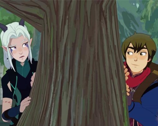 The Dragon Prince Animation Characters Diamond Paintings