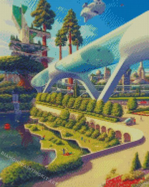 The Space City Diamond Paintings