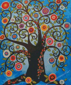 Tree Branches Art Diamond Paintings