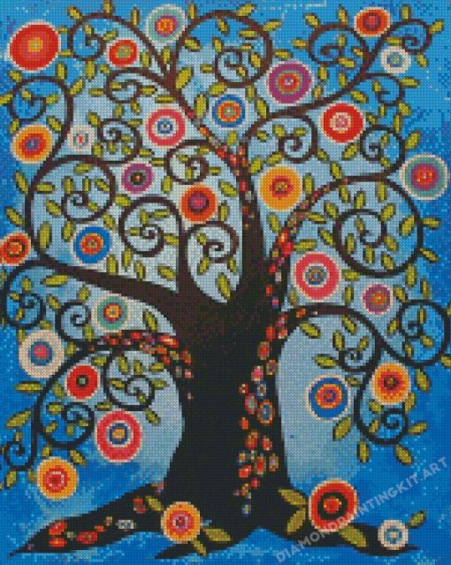 Tree Branches Art Diamond Paintings