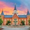 Vernal Utah Temple Sunset Diamond Paintings