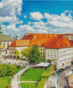 Wawel Royal Castle Poland Buildings Diamond Paintings