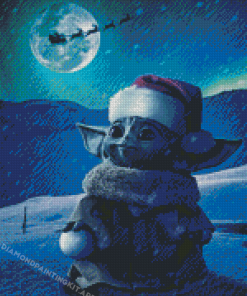 Yoda Christmas Art Diamond Paintings