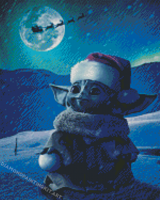 Yoda Christmas Art Diamond Paintings