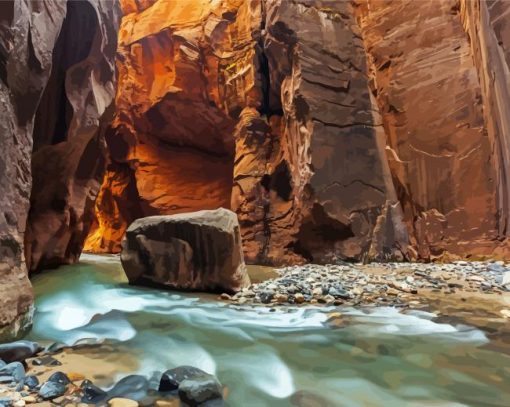 Zion Narrows Diamond Paintings