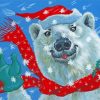 Aesthetic Christmas Polar Bear Diamond Paintings