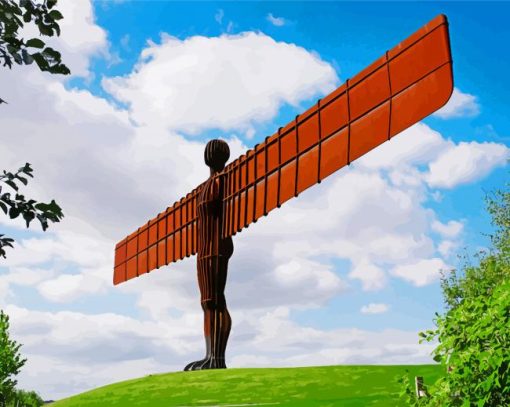 Angel Of The North Diamond Paintings