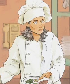 Beautiful Girl Chef Diamond Paintings