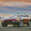 Brown Jaguar Xke Diamond Paintings