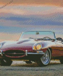 Brown Jaguar Xke Diamond Paintings