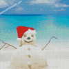 Christmas Sandman Beach Diamond Paintings