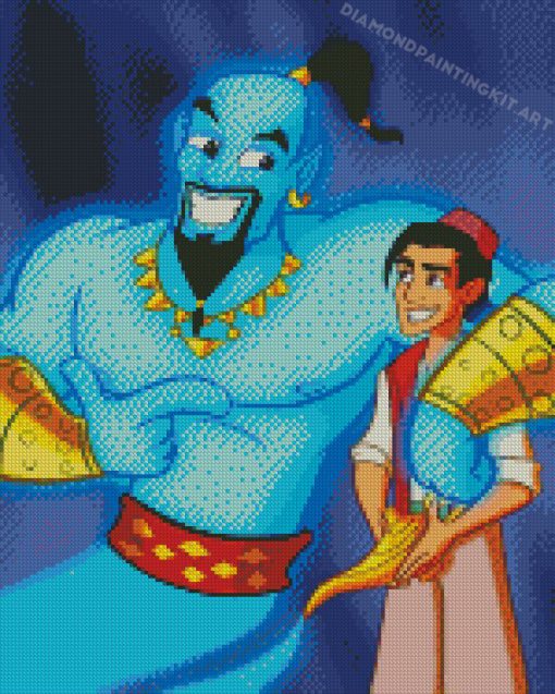 Cool Aladdin Genie Diamond Paintings