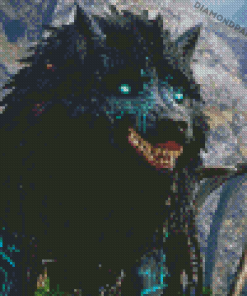 Fantasy Fenris Wolf Animal Diamond Paintings