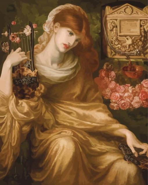 Gabriel Rossetti Roman Widow Diamond Paintings