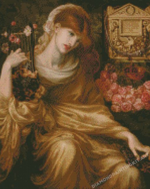 Gabriel Rossetti Roman Widow Diamond Paintings