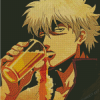 Gintoki Drinking Diamond Paintings