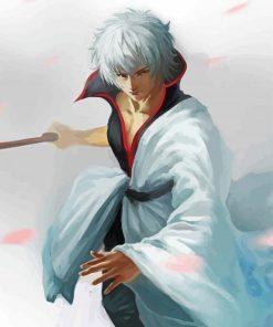 Gintoki Anime Art Diamond Paintings