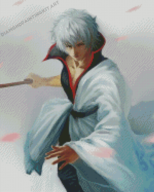 Gintoki Anime Art Diamond Paintings