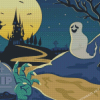 Halloween Night Landscape Diamond Paintings