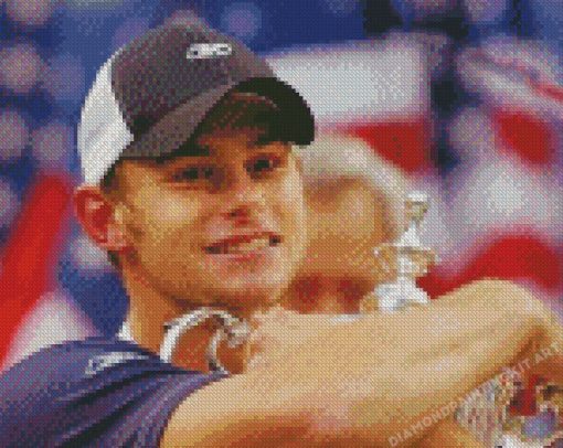 Handsome Andy Roddick Diamond Paintings