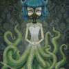 Masked Octopus Lady Diamond Paintings