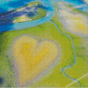 New Caledonia Heart Island Diamond Paintings