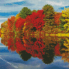 New England In The Fall Scenery Diamond Paintings