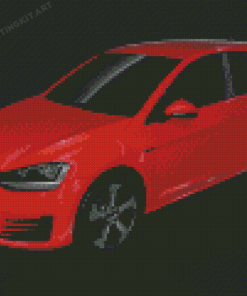 Red Golf 5D Diamond Paintings