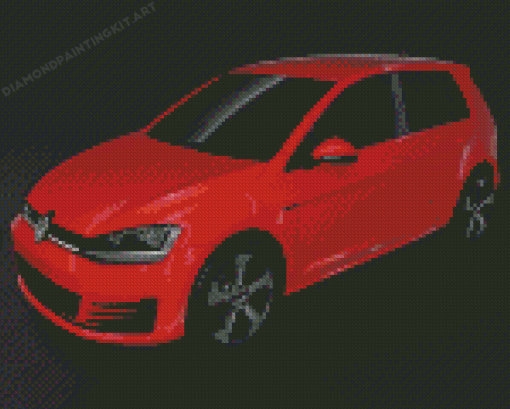 Red Golf 5D Diamond Paintings