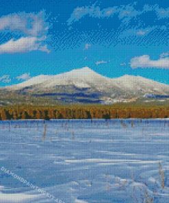 Snowy San Francisco Peaks Diamond Paintings