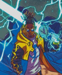 Static Shock Art Diamond Paintings