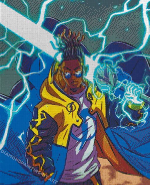 Static Shock Art Diamond Paintings