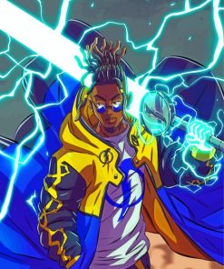 Static Shock Art Diamond Paintings