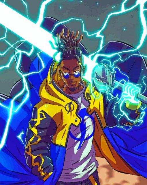 Static Shock Art Diamond Paintings