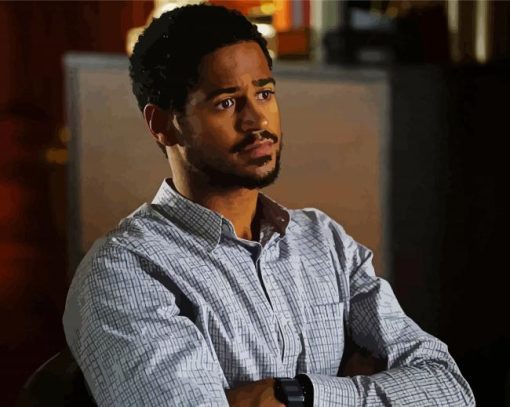 The Actor Alfred Enoch Diamond Paintings